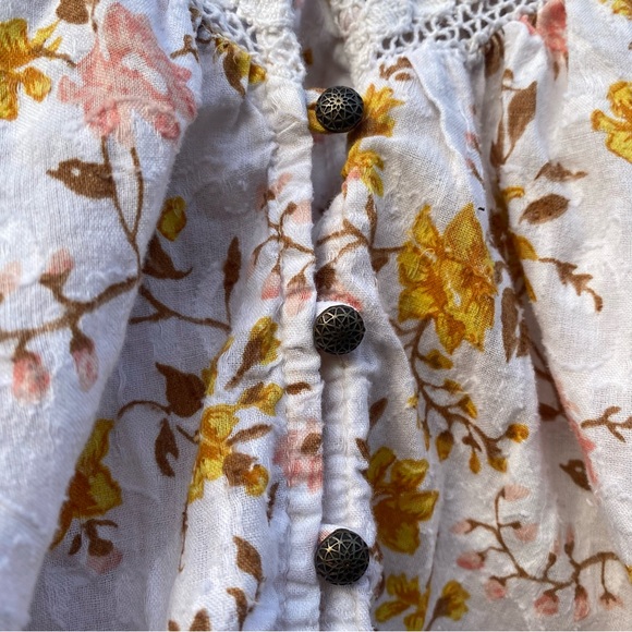 Anthropologie Harmony Lace Peasant Top - Picture 8 of 12